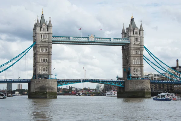 Tower Bridge River Thames Londra Ngiltere — Stok fotoğraf