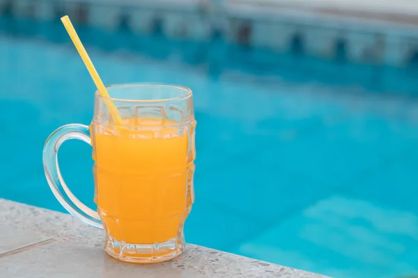 Orange Juice Pool — Stock Photo, Image