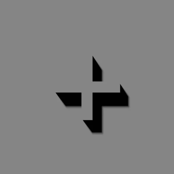 Pfeil Symbol Vektorillustration — Stockfoto