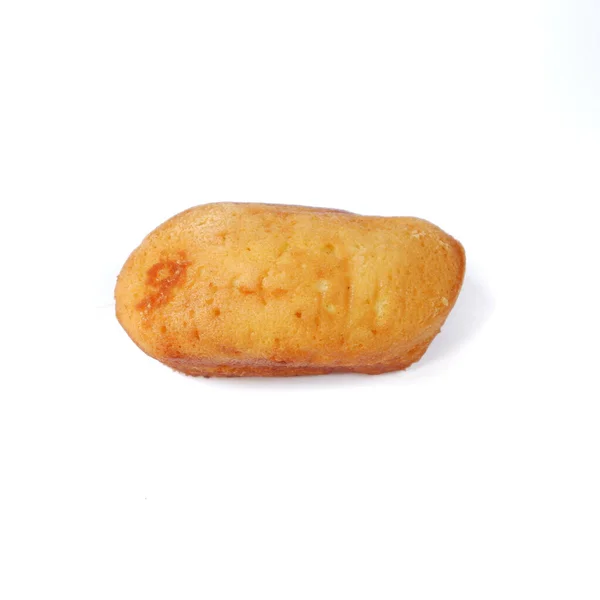 Batata Assada Fresca Fundo Branco — Fotografia de Stock