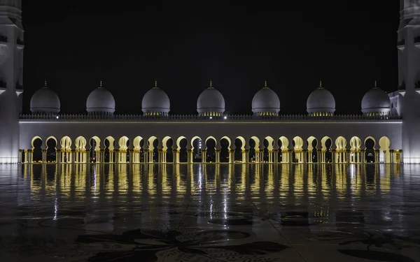 Mesquita Zayed Xeque Abu Dhabi Uae — Fotografia de Stock