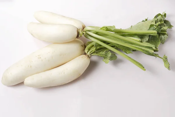 Frisches Gemüse Auf Weißem Hintergrund — Stockfoto