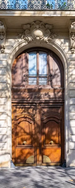 Old Wooden Door Window — Stock Photo, Image