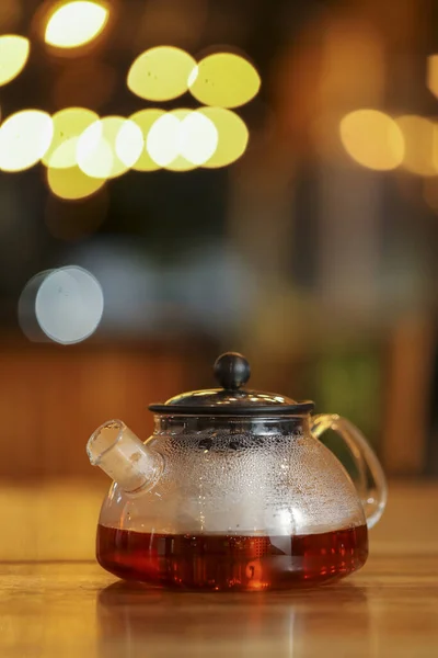 Tea Pot Table — Stock Photo, Image