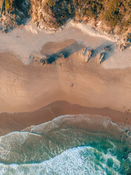 Uitzicht Vanuit Lucht Zeekust Het Noorden Van Staat Israël — Stockfoto