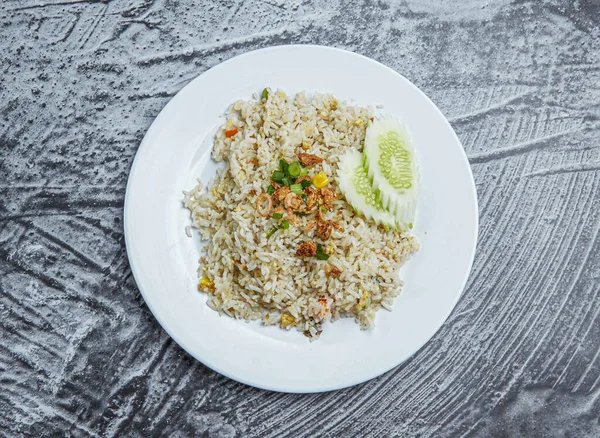 Nasi Goreng Dengan Sayuran Dan Rempah Rempah — Stok Foto