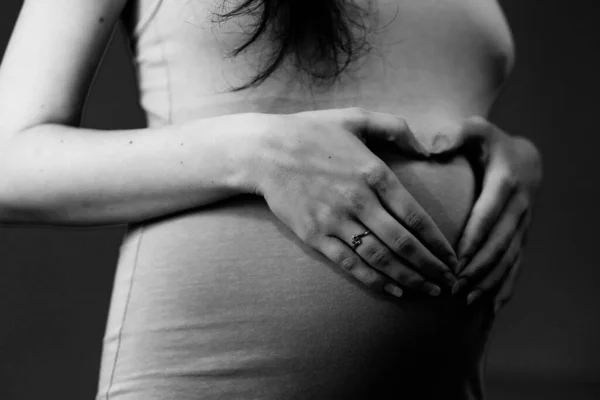 Έγκυος Την Κοιλιά Της — Φωτογραφία Αρχείου