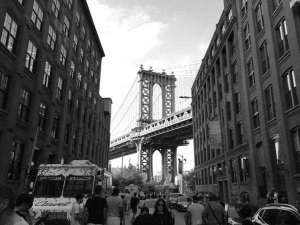 Puente Brooklyn Ciudad —  Fotos de Stock