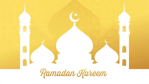 Tło Ramadan Kareem Meczetu Kaligrafii Arabskiej — Zdjęcie stockowe