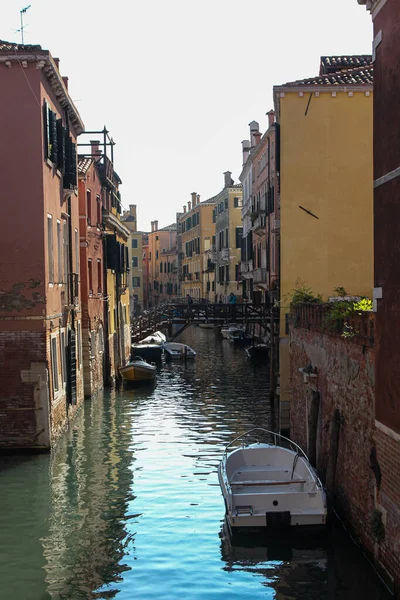 Velence Olaszország Szeptember 2019 Kilátás Nagy Csatorna Régi Város — Stock Fotó