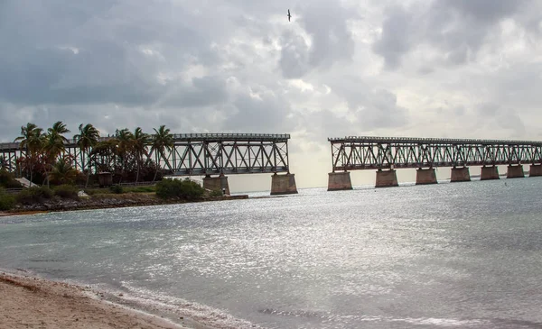 Die Brücke Strand Sommer — Stockfoto