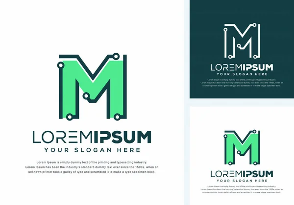 Brief Logo Design Vorlagen Elemente — Stockfoto