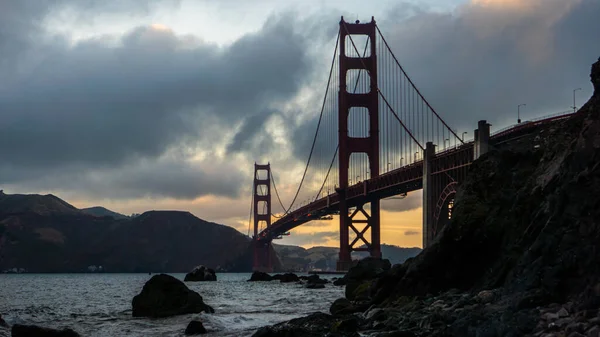 Мост Золотые Ворота Сан Франциско Калифорния Сша — стоковое фото