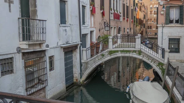 Venedig Italien August 2017 Blick Auf Den Kanal Der Stadt — Stockfoto