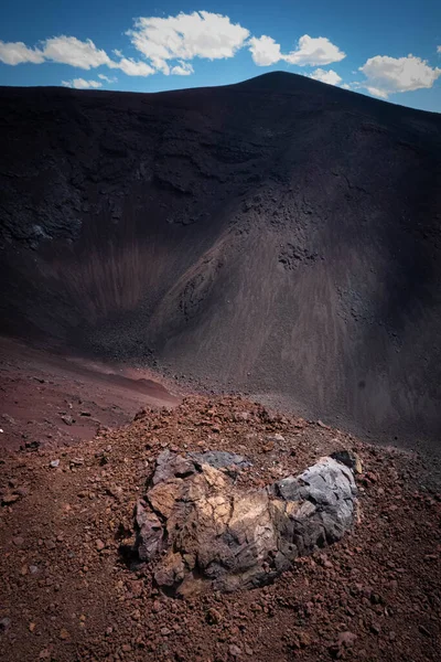 Wulkan Wulkaniczny Lawy Parku Narodowym Teide Teneryfa Wyspy Kanaryjskie Hiszpania — Zdjęcie stockowe