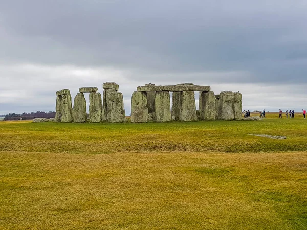 Stonehenge Grama Verão — Fotografia de Stock