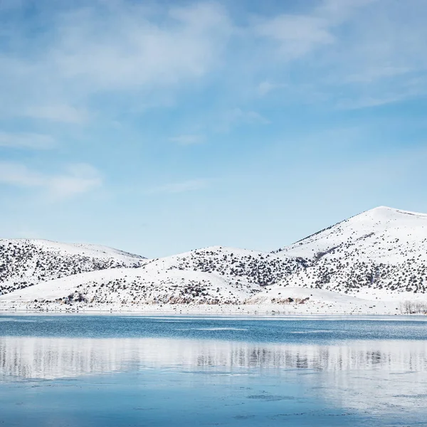 Prachtig Landschap Met Sneeuw Ijs — Stockfoto