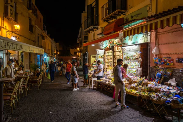 Straßenansicht Der Stadt Barcelona Spanien — Stockfoto