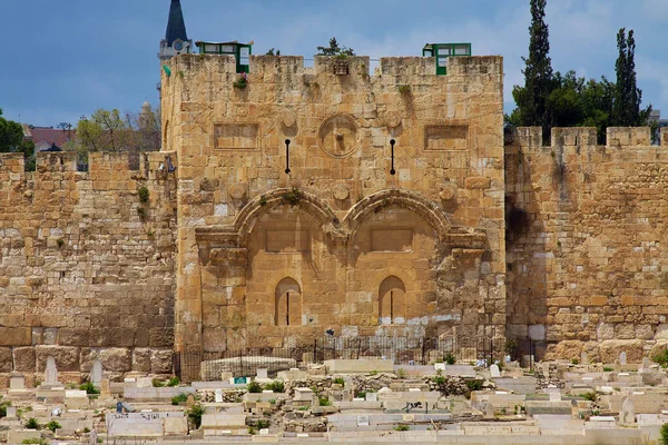 Jerusalem Israel Mayo 2019 Vista Fachada Catedral Ciudad Vieja Roma — Foto de Stock