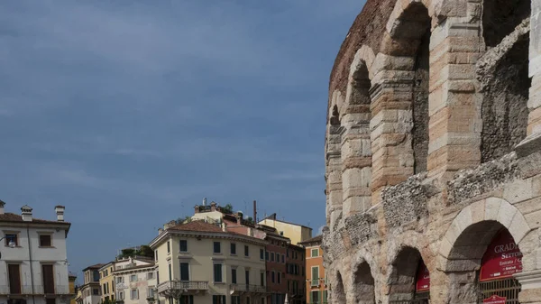 Roma Talya Haziran 2017 Verona Şehri Ünlü Roma Forumu — Stok fotoğraf