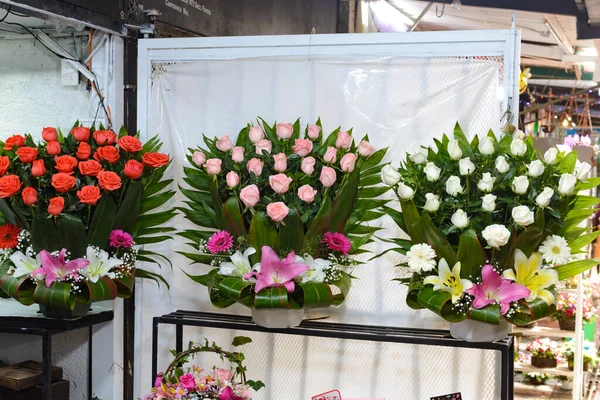 Vackra Blommor Marknaden — Stockfoto