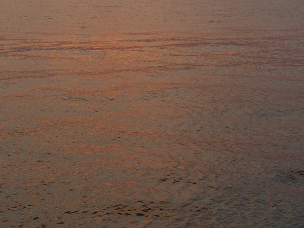 Schöner Blick Auf Das Meer Bei Sonnenuntergang — Stockfoto