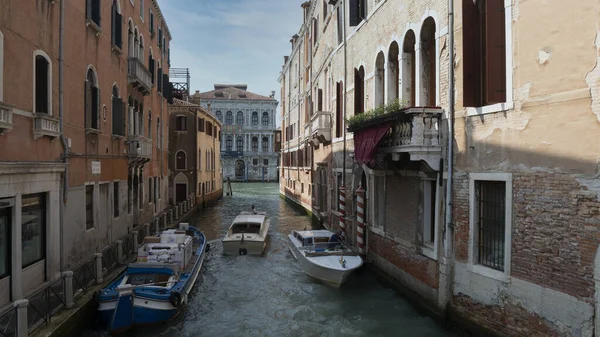Kanał Wenecki Wielkim Kanale Miasto — Zdjęcie stockowe