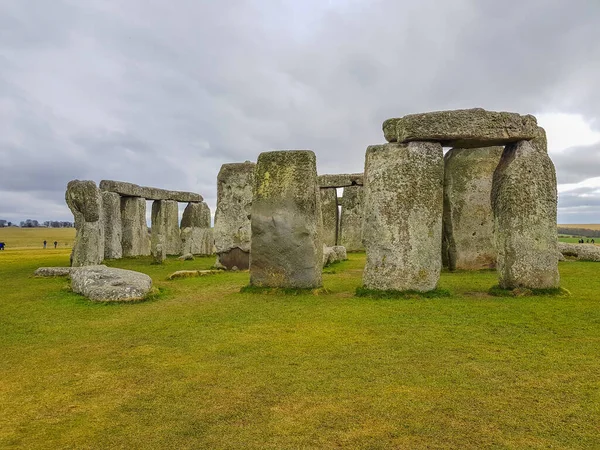 Stonehenge Grama Verão — Fotografia de Stock
