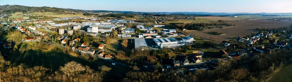 Vanuit Lucht Uitzicht Stad — Stockfoto