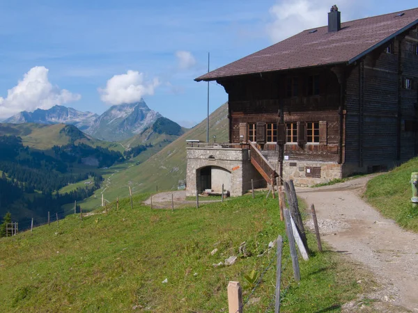 Vista Panorámica Del Hermoso Paisaje Los Alpes —  Fotos de Stock