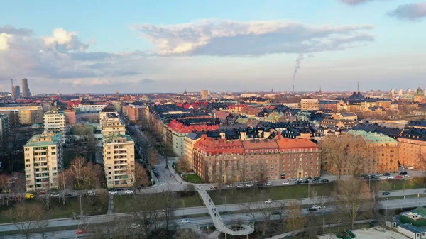 Luftaufnahme Der Stadt — Stockfoto