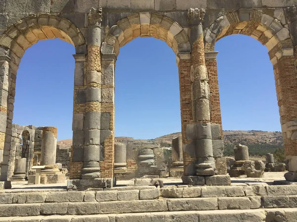 Ruïnes Van Tempel Van Oude Stad Van Jerash Kalkoen Het — Stockfoto