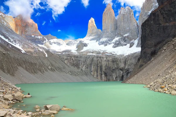 Prachtig Uitzicht Bergen Van Beroemdste Matterhorn Het Hoogste Nationale Park — Stockfoto