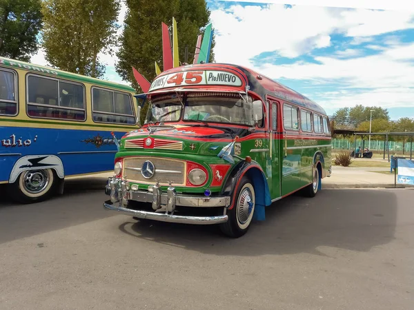 Bus Rouge Dans Rue — Photo