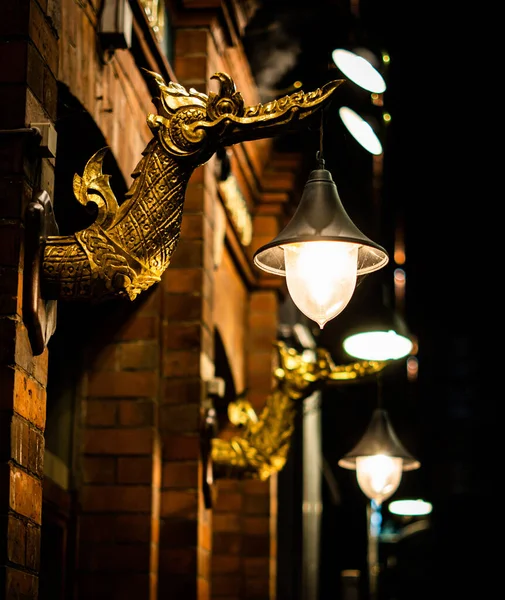 Old Lamp Night — стоковое фото