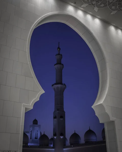 Mesquita Islâmica Abu Dhabi Uae — Fotografia de Stock