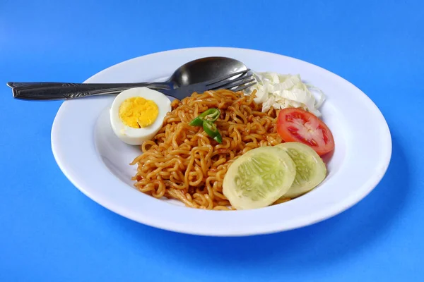 Thai Στυλ Τροφίμων Ανακατέψτε Τηγανητά Noodles Λαχανικά — Φωτογραφία Αρχείου