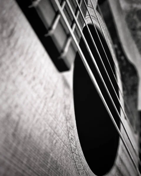 Nahaufnahme Einer Gitarre — Stockfoto