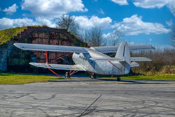 Viejos Aviones Militares Aeropuerto — Foto de Stock