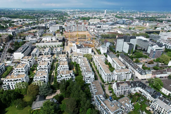Antenn Syn Moderna Byggnader Tyskland — Stockfoto
