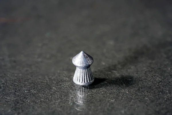 Closeup Shot Silver Metal Ring Black Background — Stock Photo, Image