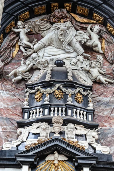 Статуя Святого Петра Городе Праге — стоковое фото