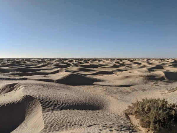 Paisagem Deserta Com Dunas Dunas Areia — Fotografia de Stock