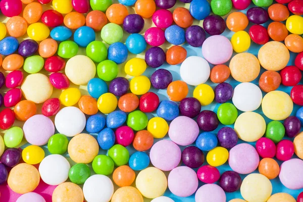 Fond Bonbons Colorés Aliments Sucrés — Photo