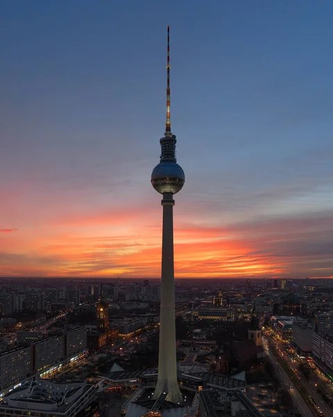Вид Воздуха Город Берлин Германия — стоковое фото