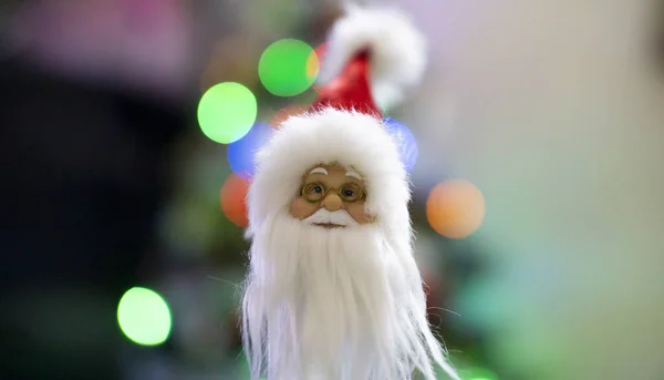 Kerstversiering Met Kerstman — Stockfoto