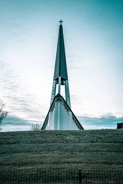 Церква Святої Трійці Місті Рига — стокове фото