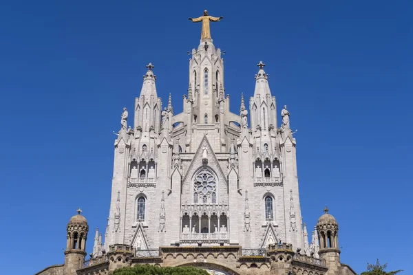Kathedrale Der Jungfrau Maria Der Dreifaltigkeitskirche Der Stadt Barcelona — Stockfoto