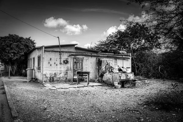 Velha Casa Abandonada Cidade — Fotografia de Stock