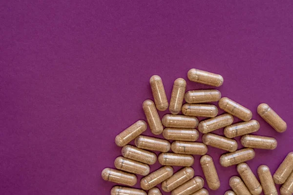 Pills Capsules White Background — Stock Photo, Image